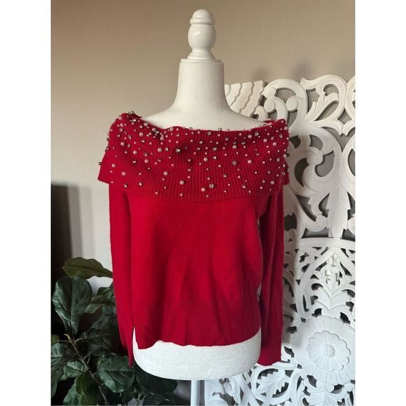 Cashmere Jeweled Sweater - Picture 4 of 10